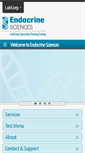 Mobile Screenshot of endocrinesciences.com